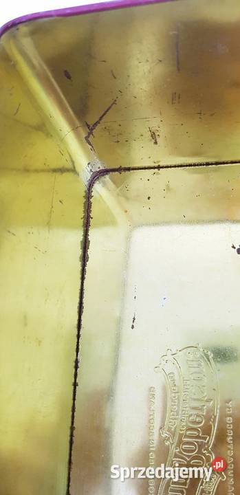 Stara puszka pudełko whisky Ruda Śląska