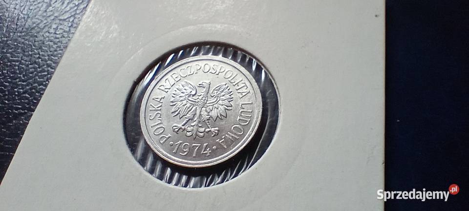 Stare monety 10 groszy 1974 Polska PRL mennicza Numizmatyka Lesko