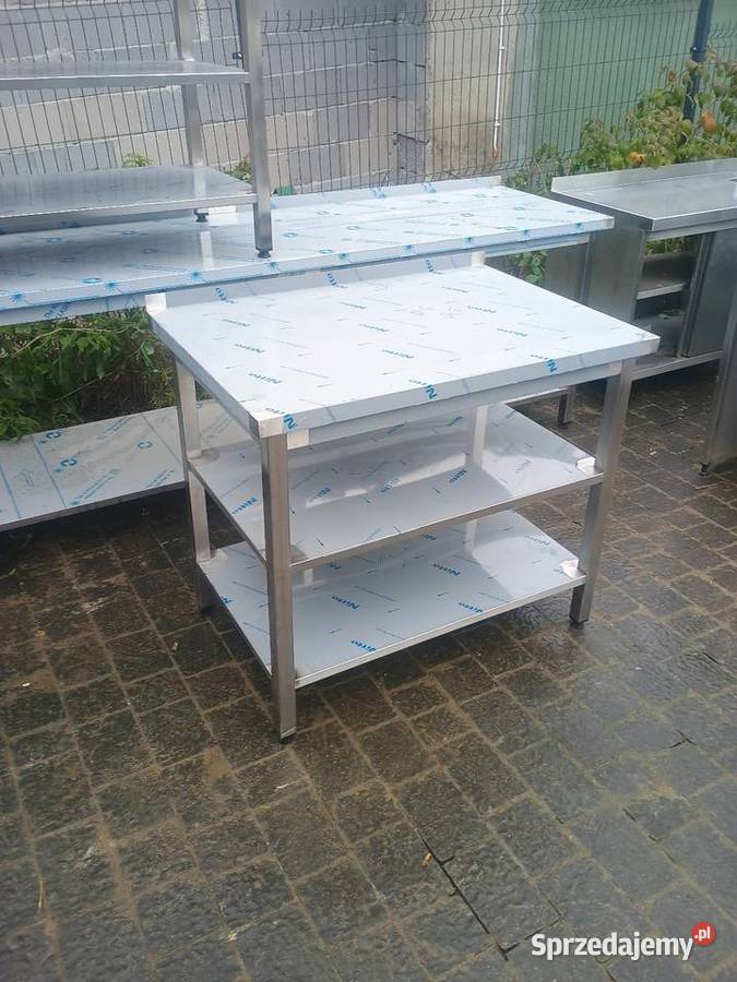 Stół Gastronomiczny 100x70 z 2 półkami małopolskie Piekielnik sprzedam