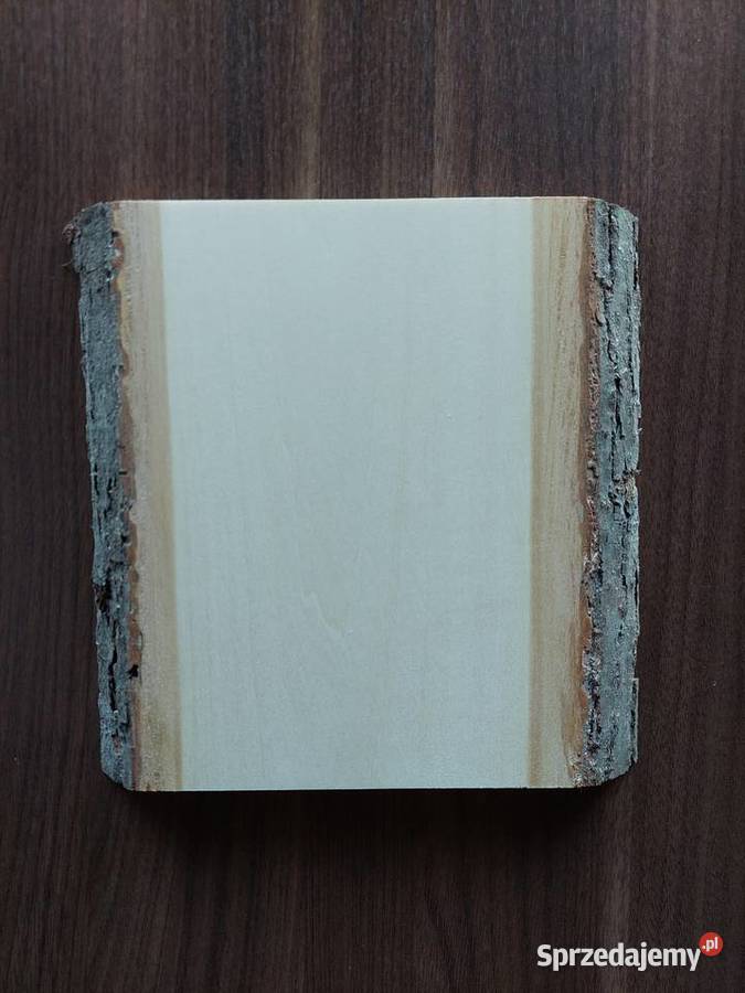 Deska lipowa z korą 20x125x25 rzeźba ikony sprzedam