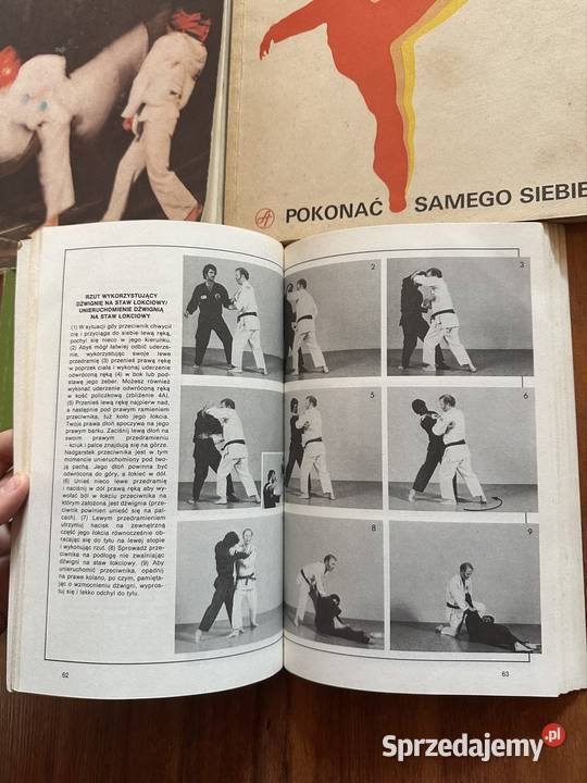 Zestaw książek sztuki walki retro karate Warszawa