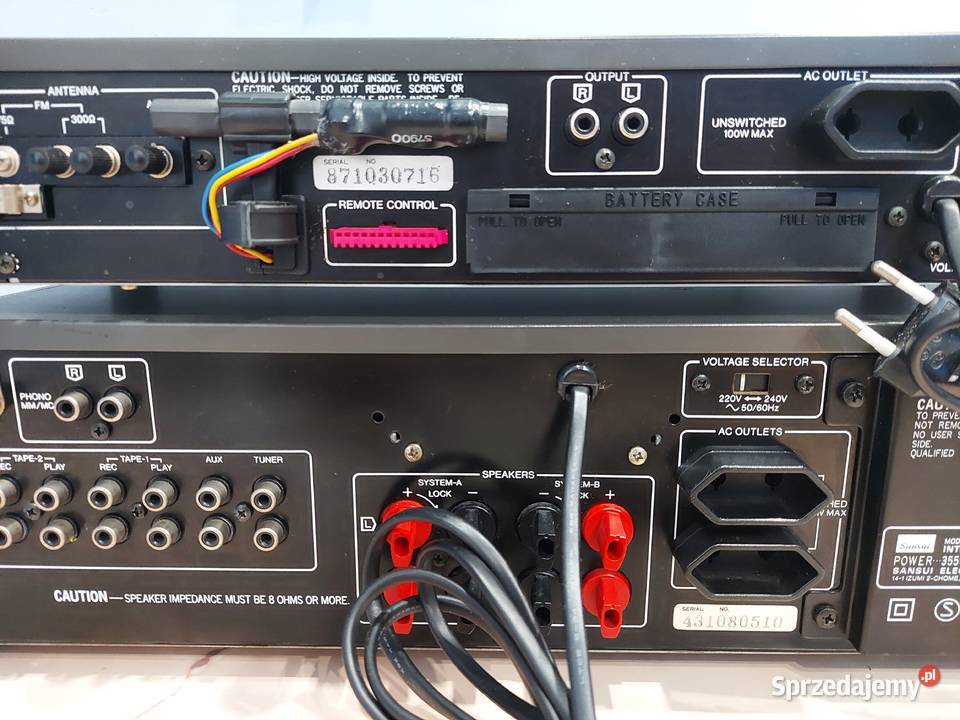 Sansui Integrated Amplifier A9 i AMFM Stereo podlaskie Łapy