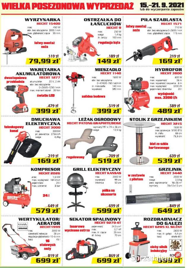WYPRZEDAŻ DO 21092021 Kosa spalinowa HECHT 53 Koszalin sprzedam