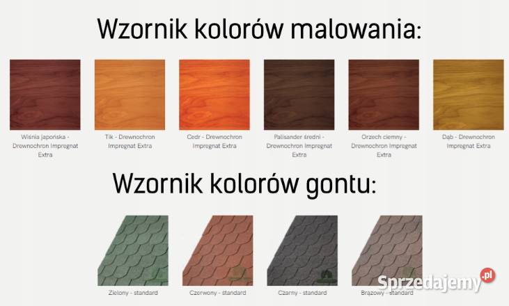 Altana Drewnolandia drewno 350 x 350 x 330 Kamienica Polska