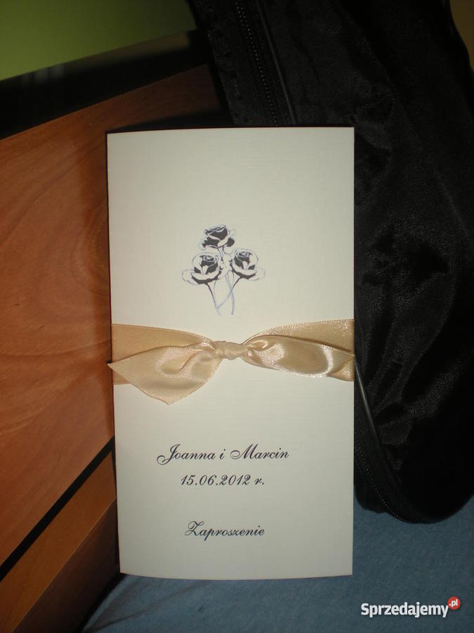 robione zaproszenia ślubne Nowa Sarzyna sprzedam