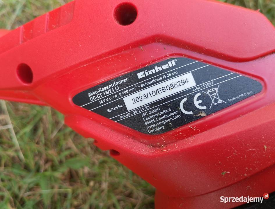 Podkaszarka akumulatorowa Einhell GCCT 1824 Li Mirosławiec