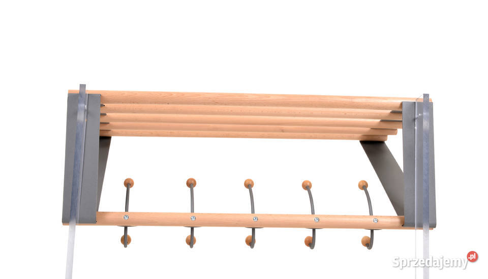 Wieszak do płaszczy NATURE z półką Wieszaki Poznań