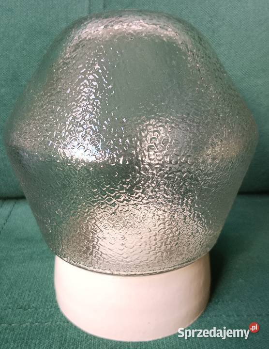 Szklany przeźroczysty klosz słoik WOS 100 Lampa Zbylitowska Góra