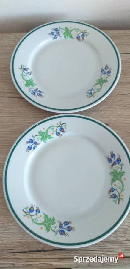 Talerzyki sygnowane Lubiana prl Przedbórz
