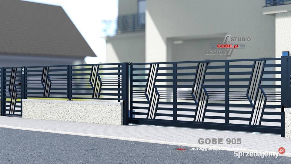 Przęsła nowoczesne ogrodzenia panelowe bramy śląskie Gliwice