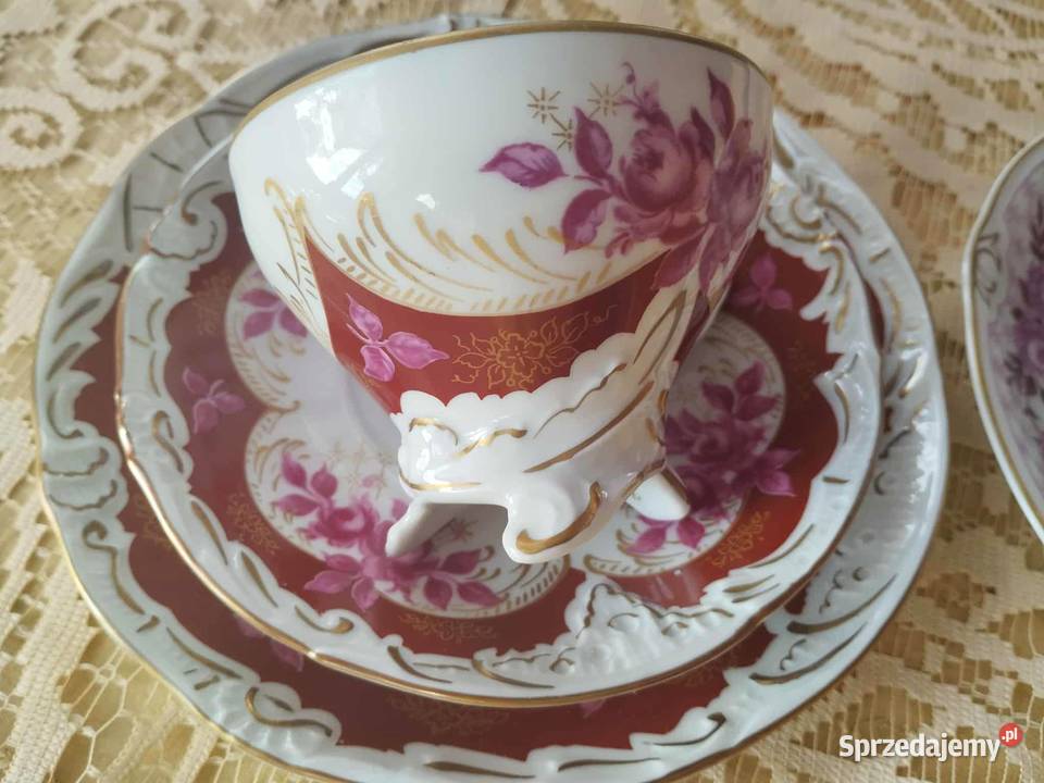 porcelanowe trio filiżanka PMP Gorzów Wielkopolski
