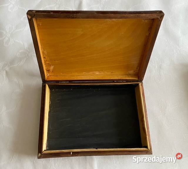 Szkatułki drewniane 3 sztuki Kraków