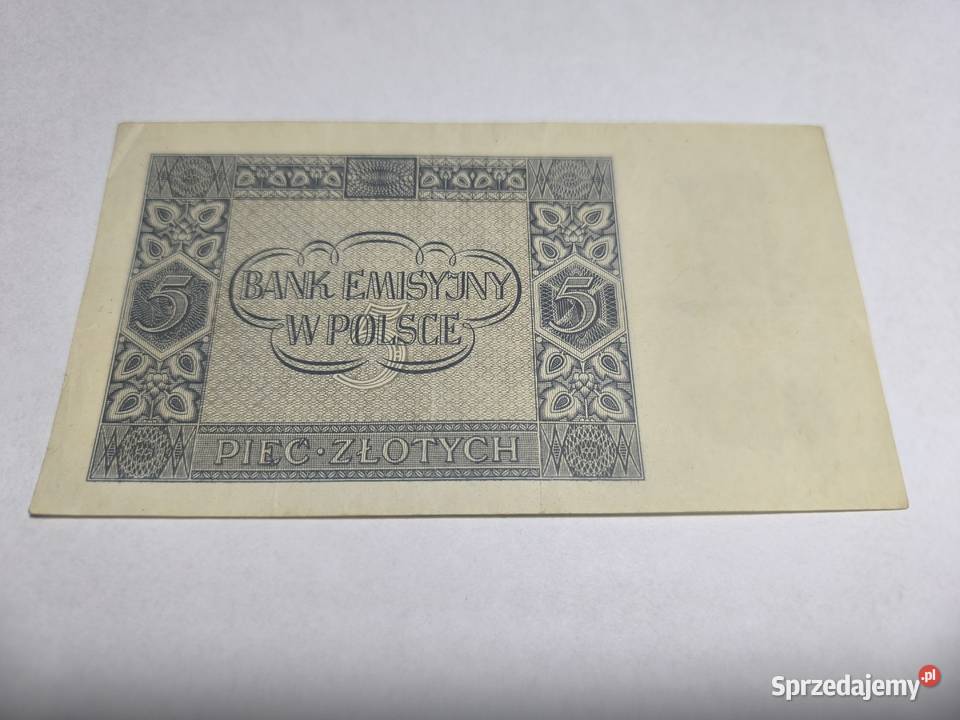 Banknot 5 1941 seria AF Otwock