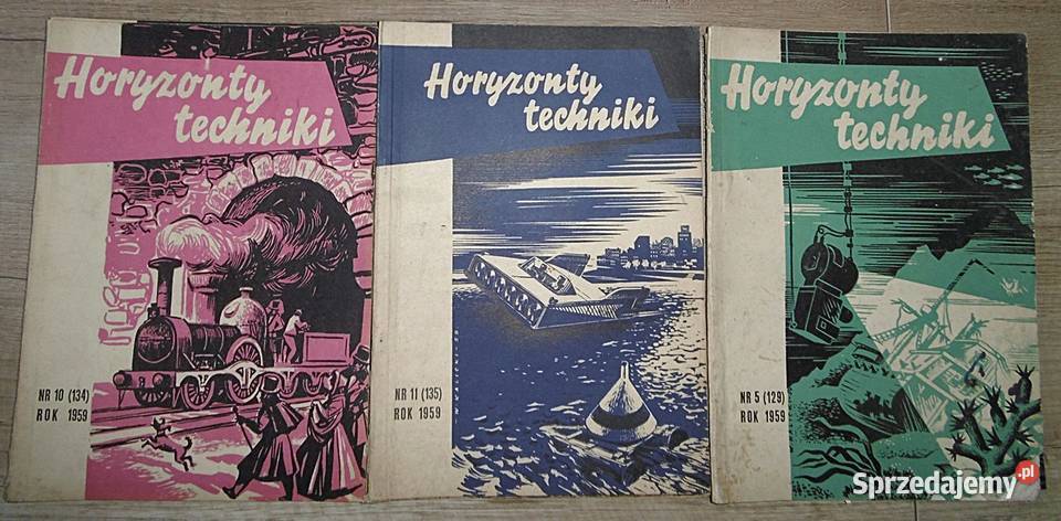 Horyzonty techniki z 57 r 58 r 59 r 60 r 61 r Rok wydania 1957