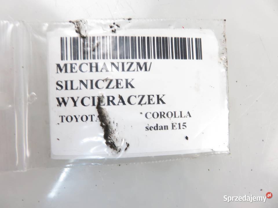 MECHANIZM WYCIERACZEK TOYOTA COROLLA E15 Motoryzacja