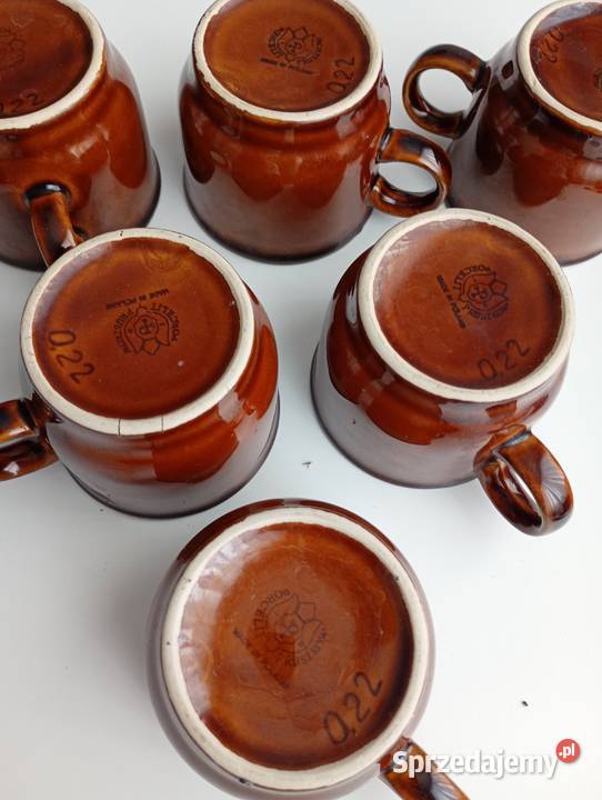 Kubki filiżanki z porcelitu Pruszków Pozostałe