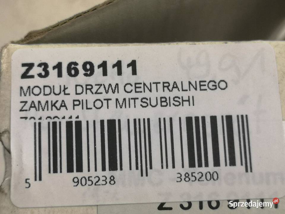 MODUŁ ZAMKA DRZWI PILOT MITSUBISHI CARISMA