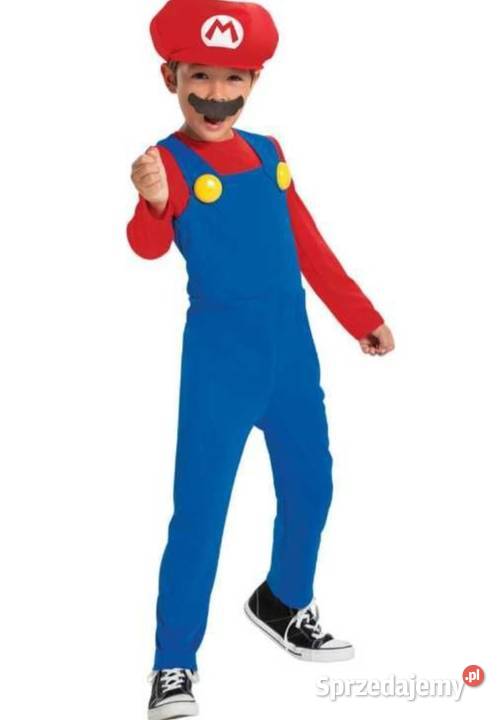 Strój Mario M 110120 przebranie kostium Ubrania wizytowe i koszule lubelskie