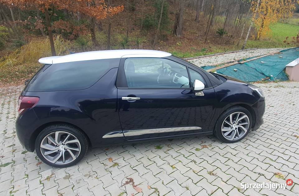 Sprzedam Citroen DS3 16Hdi super wyposażenie granatowy DS3 małopolskie Mostki