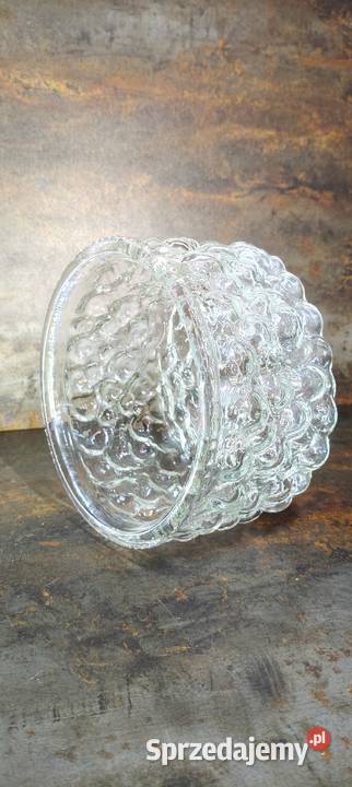 Szklana misa Vladislav Urban 1968 huta Rosice
