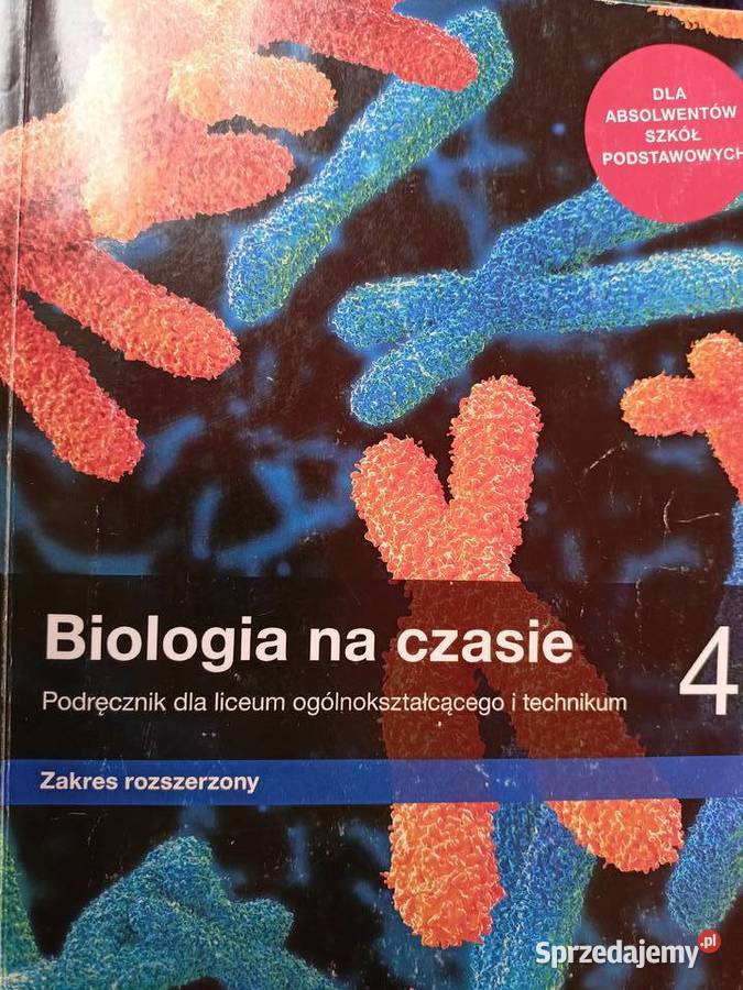 Biologia na czasie 4 używane podręczniki szkolne księgarnia