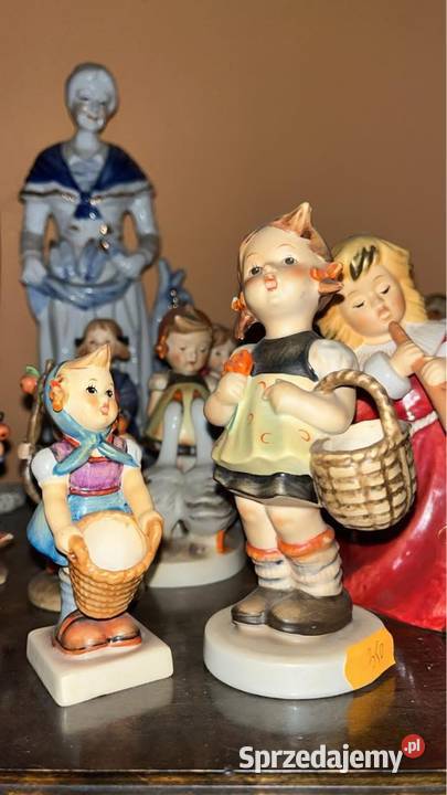 Dziewczynka duża z koszyczkiem Figurka Goebel Gdańsk