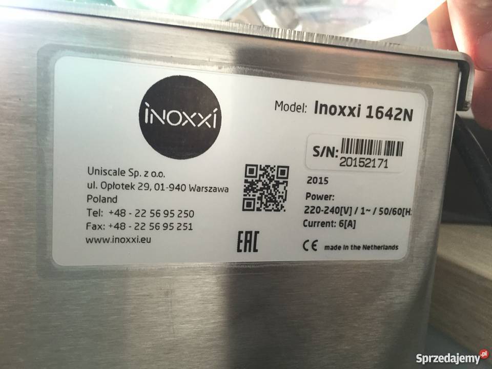 Pakowarka próżniowa z gazem Inoxxi używana pół Warszawa sprzedam