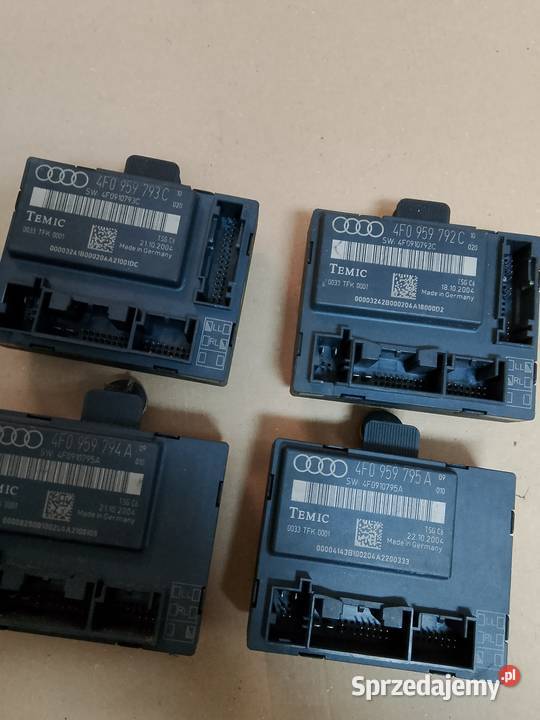 Audi A6 C6 moduł sterownik drzwi prawy przód osobowe Komputery Nieborowice