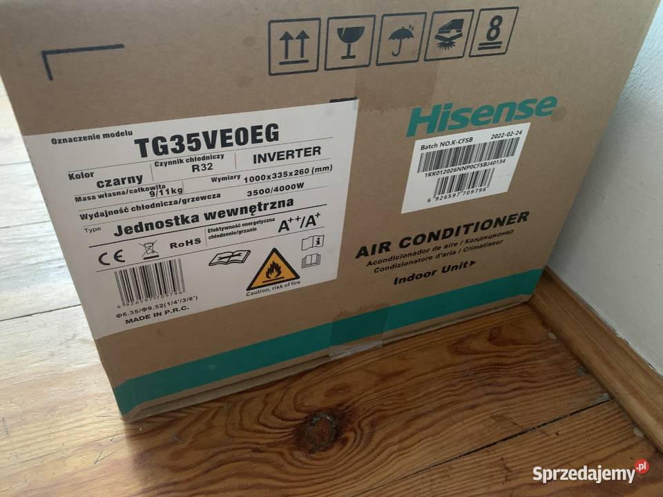 Klimatyzator Hisense Apple Pie Pro 35kW lubelskie Puławy