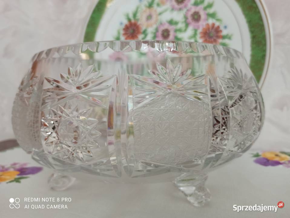Salaterka na nóżkach duża 1890g Białystok sprzedam