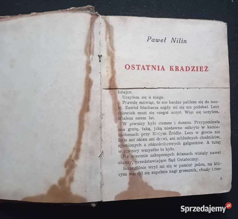 Paweł Nilin Ostatnia kradzież Iskry 1959 r Koźminek