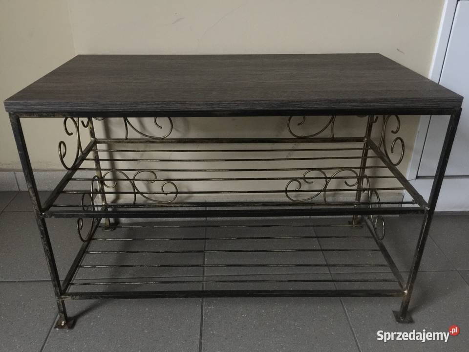 STOLIK Regał Stojący STAL Półki Metaloplastyka sprzedam