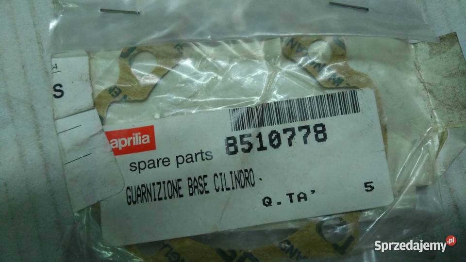 USZCZELKA PODSTAWY CYLINDRA APRILIA SCARABEO 100 Bielsk Podlaski sprzedam