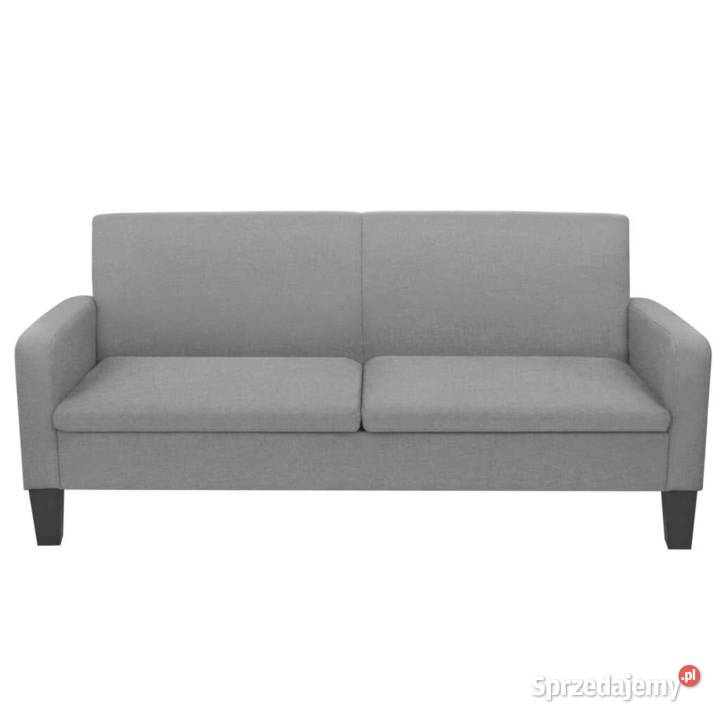 Kanapa 3osobowa jasnoszara 180 x 65 x 76 244711 Warszawa