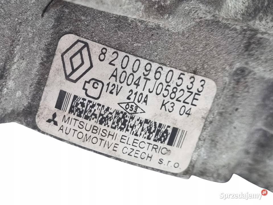 ALTERNATOR Renault Megane III Scenic 15 dCi 210A Chełm