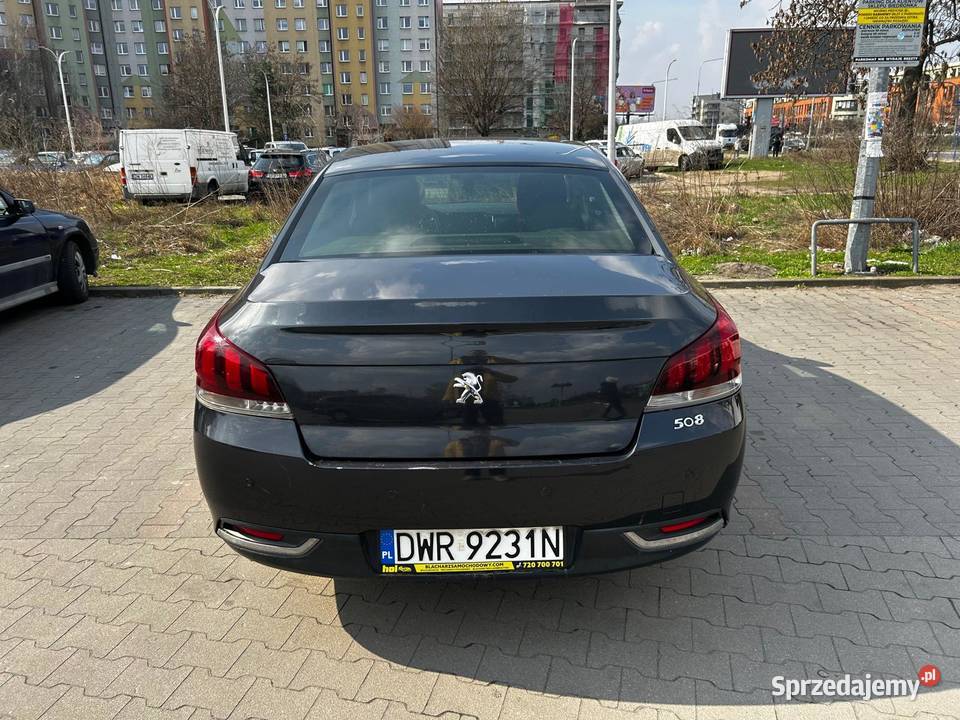 Peugeot 508 Raty Prywatnie Sedan nowy gotowy do czujnik parkowania dolnośląskie Wrocław