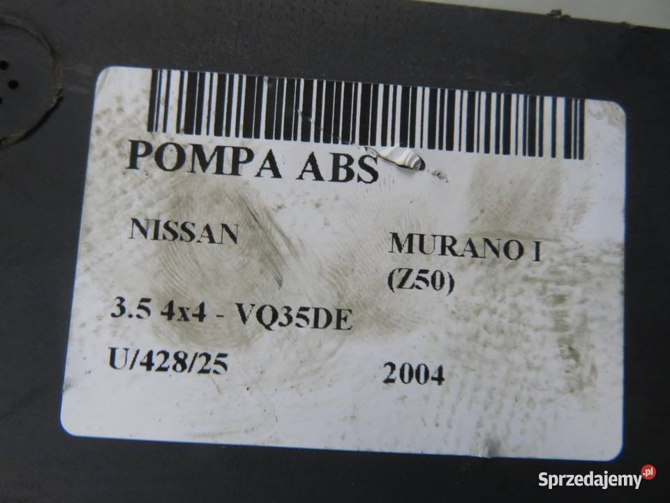 POMPA ABS NISSAN MURANO I Z50 47660CA000