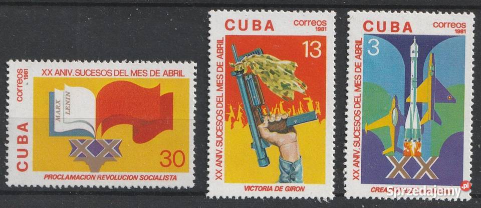 KUBA CUBA 20 ROCZNICA 1981 CZYSTE