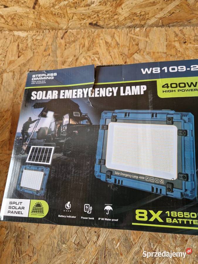 Naświetlacz Solarny LED W81212 400W Reflektor