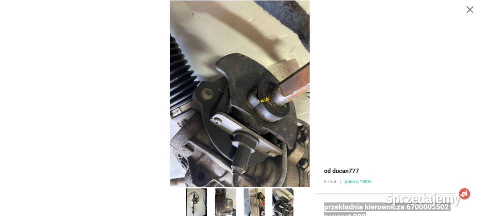 przekładnia kierownicza 6700003502 peugeot 208 Jelcz-Laskowice