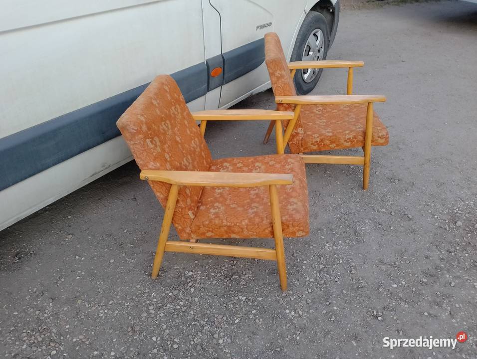 Fotel Fotele PRL B 7727 Chierowski Lisek Homa Fotele Pabianice