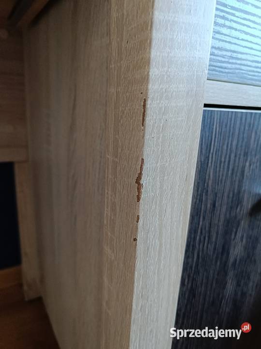 Meble do salonu pokoju zestaw komoda słupek Warszawa