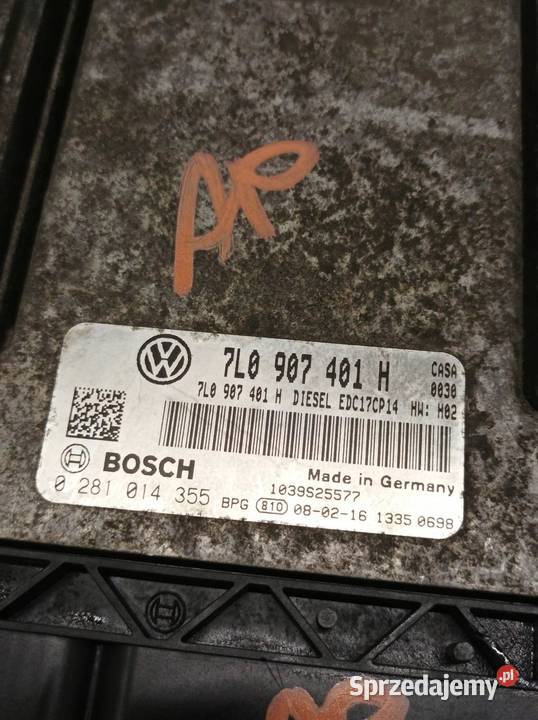 STEROWNIK SILNIKA 7L0907401H 0281014355 30 TDI osobowe