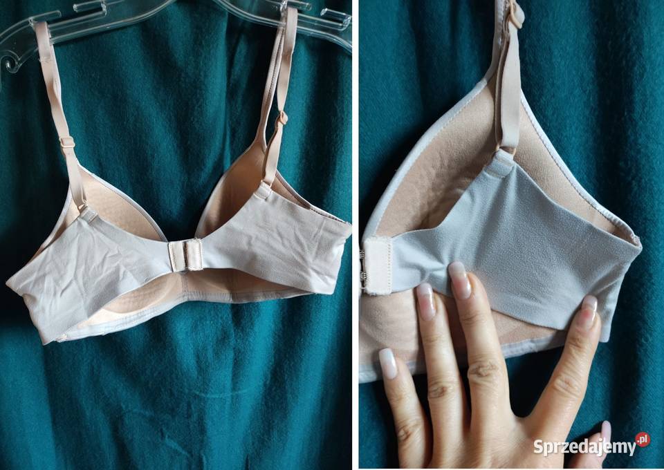 metaliczny satynowy stanik biustonosz Triumph Kielce