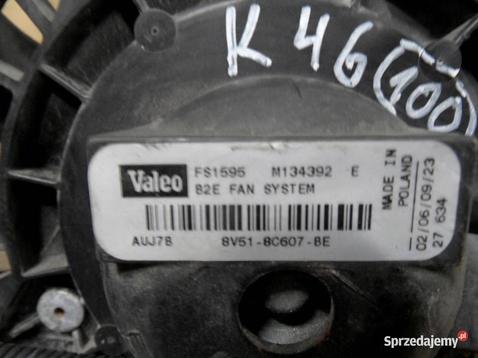 FORD FIESTA MK7 VII 09r wentylator chłodnicy