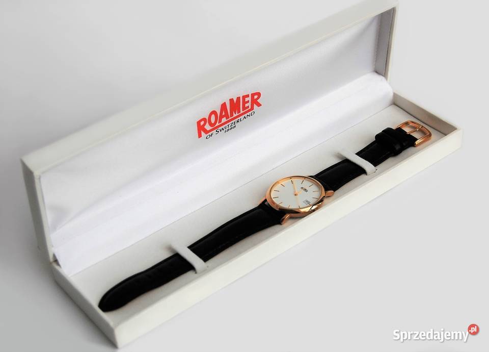 Zegarek męski Roamer of Switzerland 503209 złoty Lublin