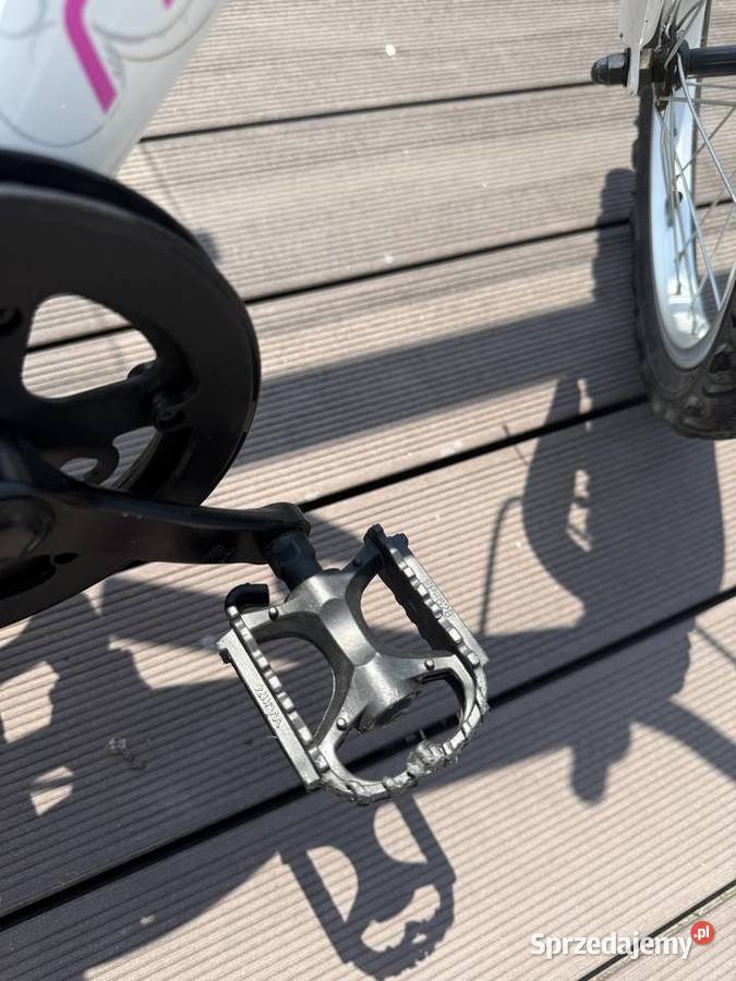 Biały rower dziecięcy aluminiowy lekki Kraków