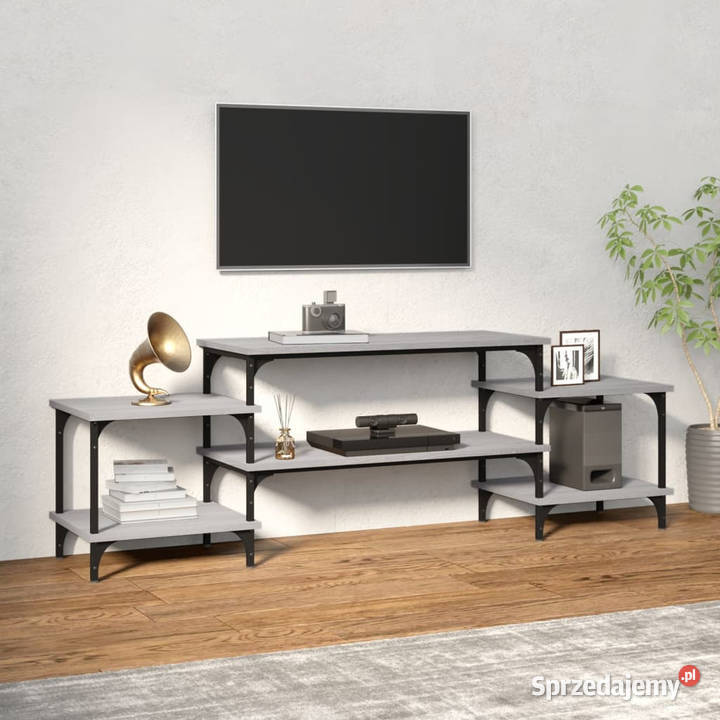 Szafka pod TV szary dąb sonoma 157x35x52 Warszawa