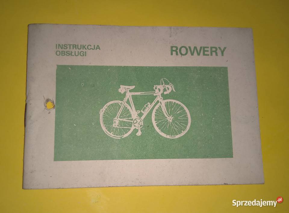Sprzedam starą instrukcję obsługi rowerów predom
