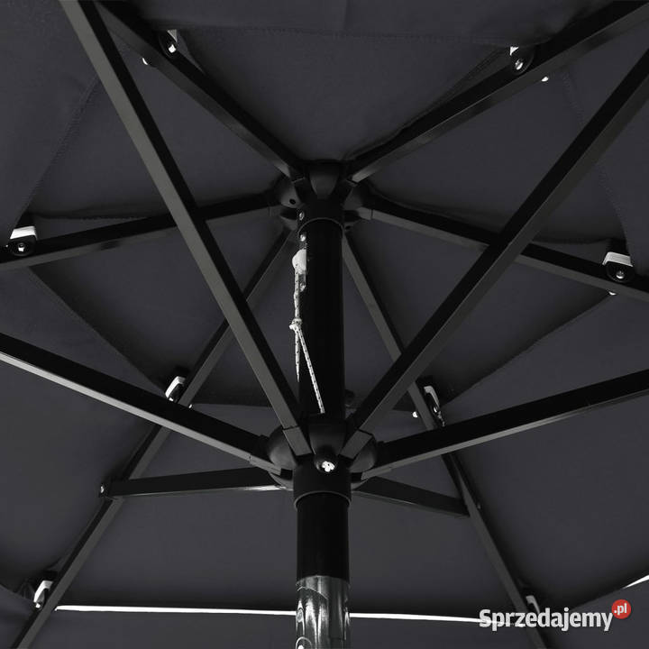 3poziomowy parasol na aluminiowym słupku mazowieckie Warszawa